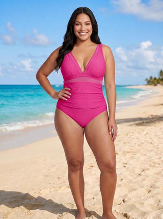 ALICE full piece bathing suit - Pretty Pink