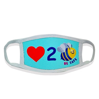 KIDS BLUE FACE MASK - Escala Activewear