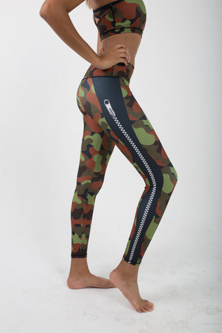 CAMOUFLAGE BRA TOP - Escala Activewear