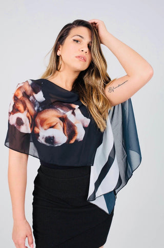 SLEEPING PUPPIES  SCARF - Escala Activewear