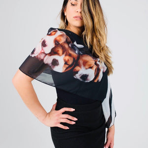 SLEEPING PUPPIES  SCARF - Escala Activewear