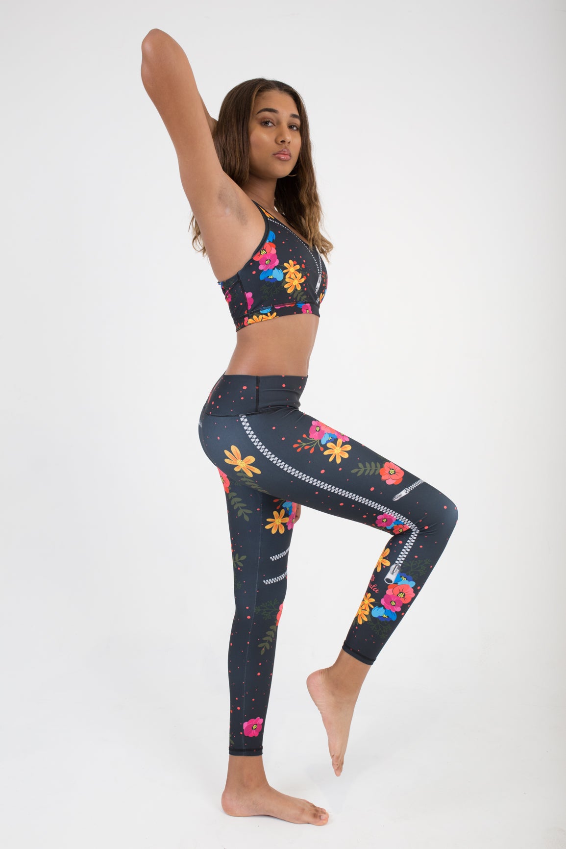 DAISY ZIPPY TOP AND LEGGINGS - Escala Activewear