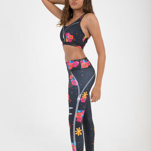 DAISY ZIPPY TOP AND LEGGINGS - Escala Activewear