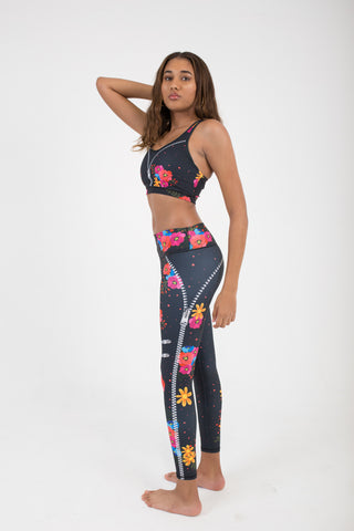 DAISY ZIPPY TOP AND LEGGINGS - Escala Activewear