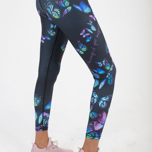 BUTTERFLY AT DUSK BRA TOP - Escala Activewear