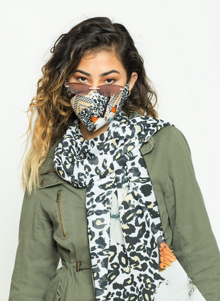 Cheetah Face Mask - Escala Activewear