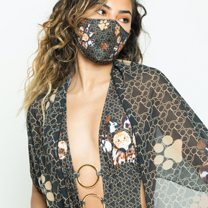 Puppies Kittens Face Mask - Escala Activewear