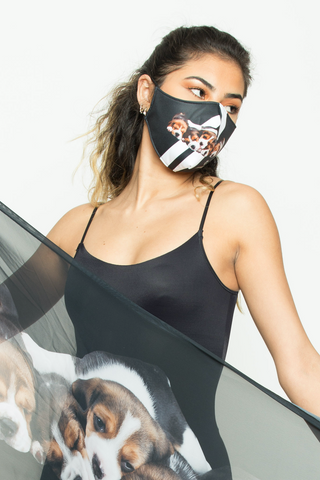 Sleeping Puppies Face Mask - Escala Activewear