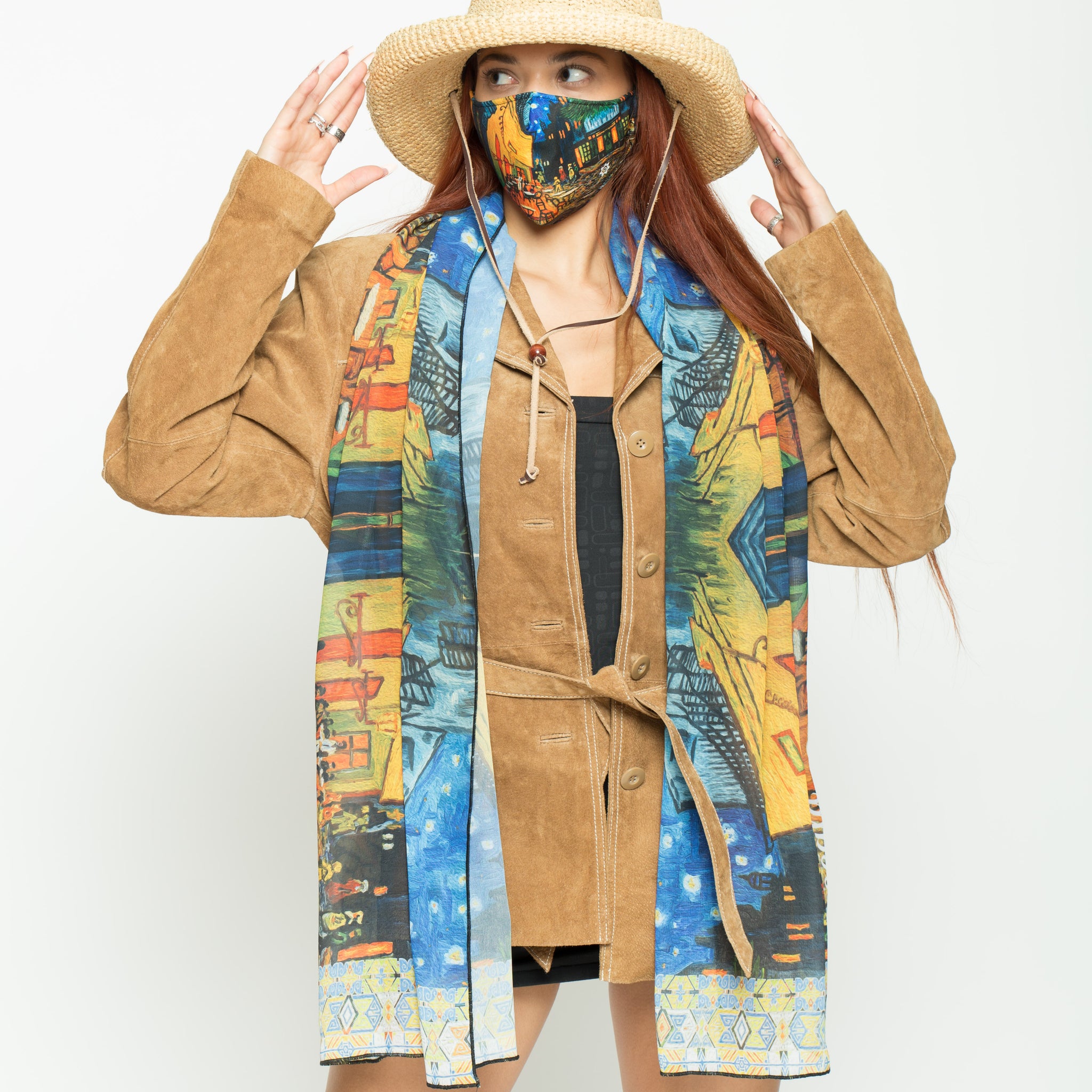 Cafe Piazza Scarf - Escala Activewear