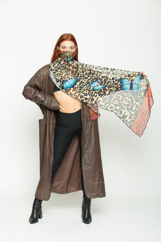 Colorful Cheetah Scarf - Escala Activewear