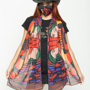 Faces Scarf - Escala Activewear